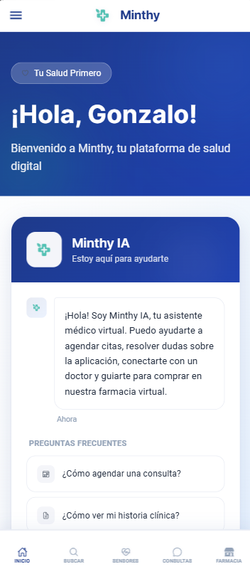 App de salud Minthy Med
